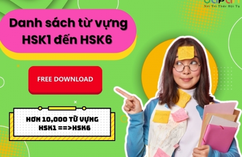 Tải miễn phí danh sách từ vựng HSK1 đến HSK6 và cách học từ vựng hiệu quả style=