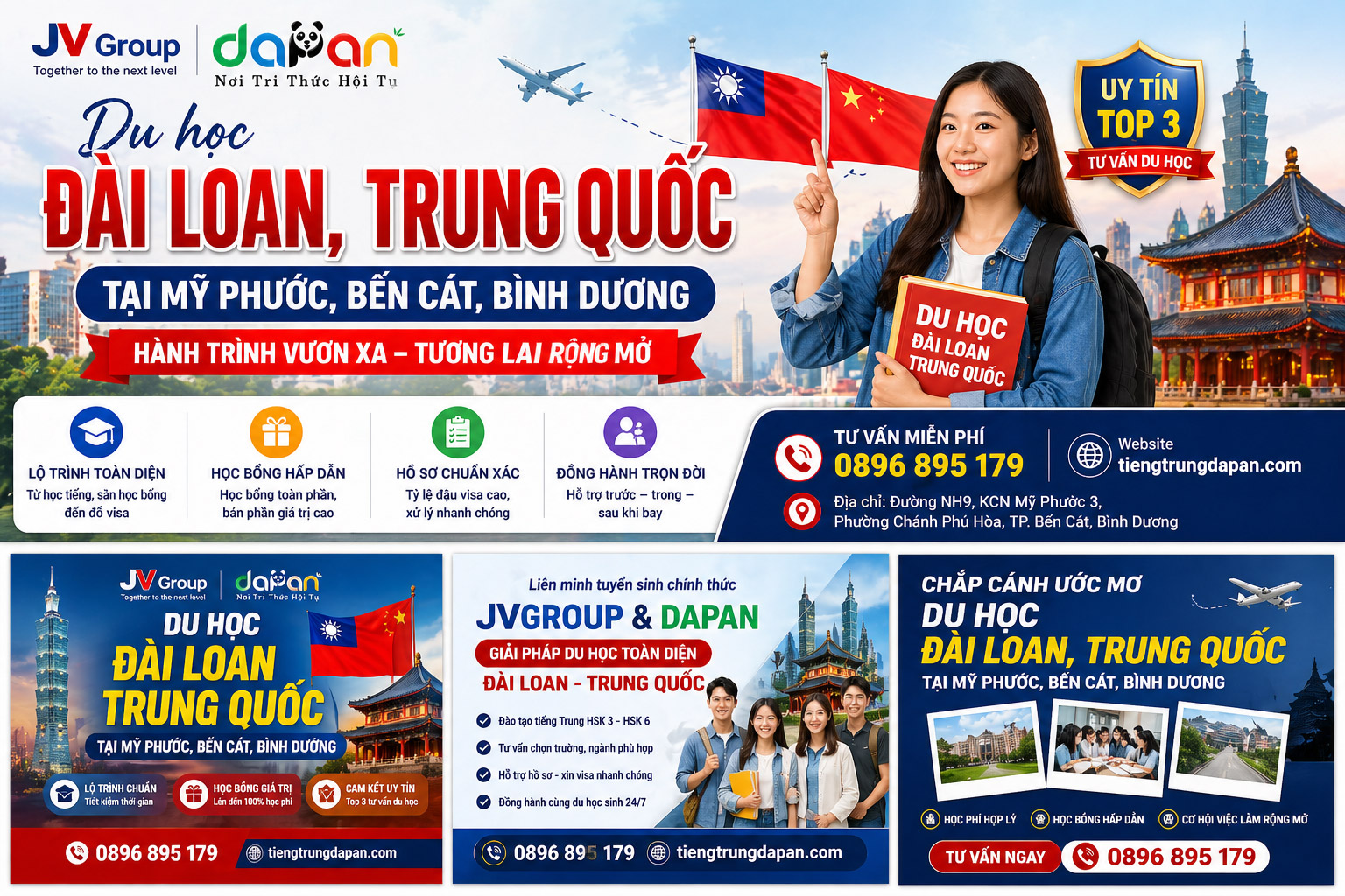 Ở Mỹ Phước , Bến Cát, Bình Dương du học Đài Loan, Trung Quốc ở đâu là uy tín [Cập nhật 2026]