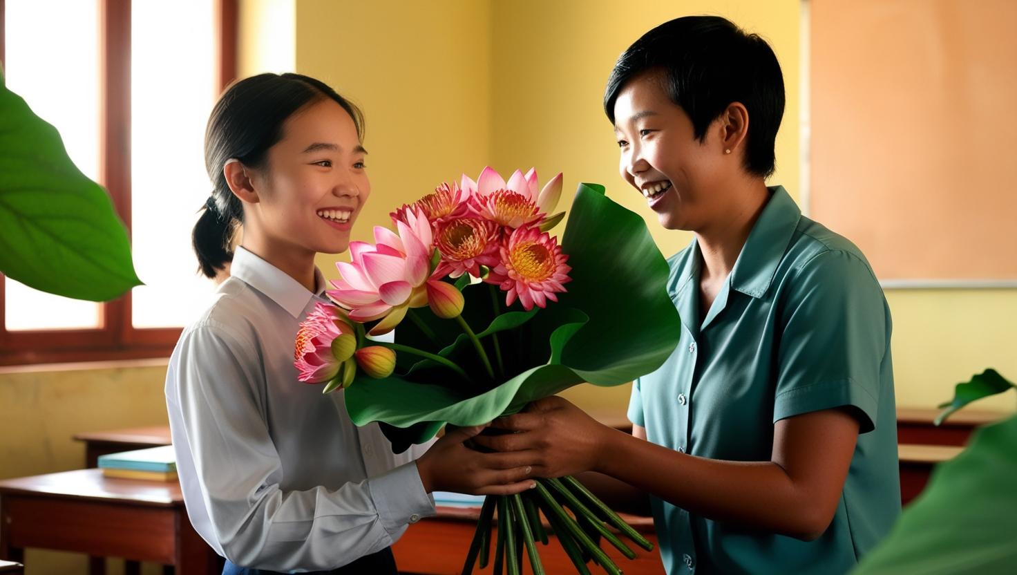 Lời chúc 20/11 bằng tiếng Trung