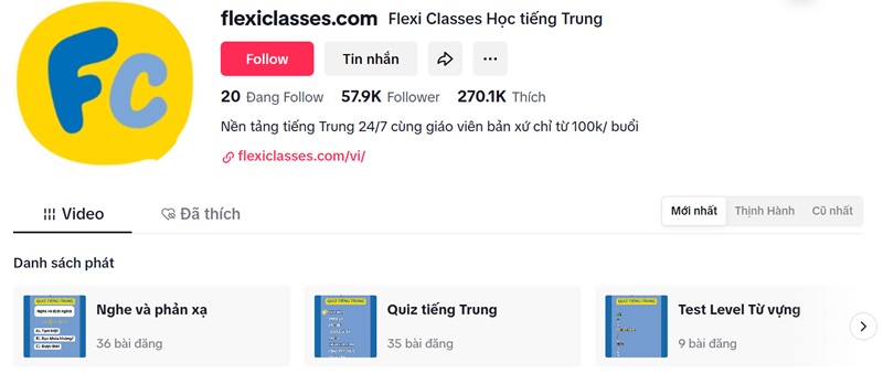 Tiếng Trung qua TikTok
