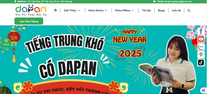 Top 10 trung tâm tiếng Trung uy tín nhất tại Bình Dương
