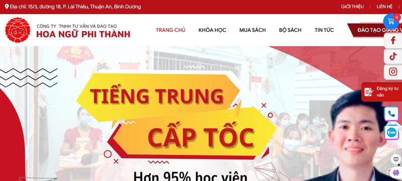 Top 10 trung tâm tiếng Trung uy tín nhất tại Bình Dương